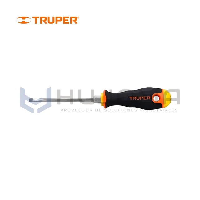 Desarmador Cabinet 3/16" x 4" Comfort Grip Truper 14034