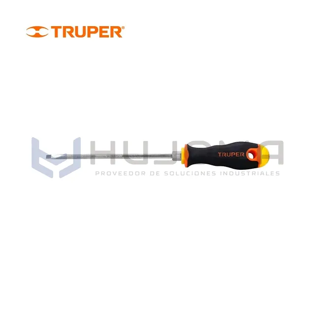 Desarmador Cabinet 3/16" x 6" Comfort Grip Truper 14040