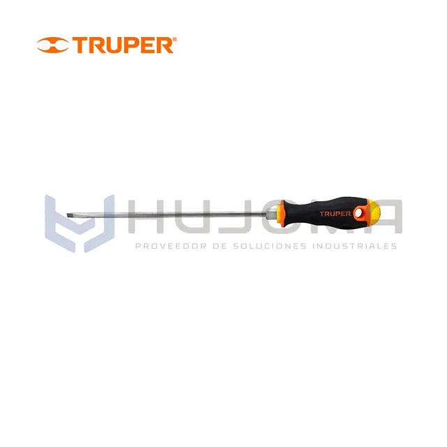 Desarmador Cabinet 3/16" x 8" Comfort Grip Truper 14043