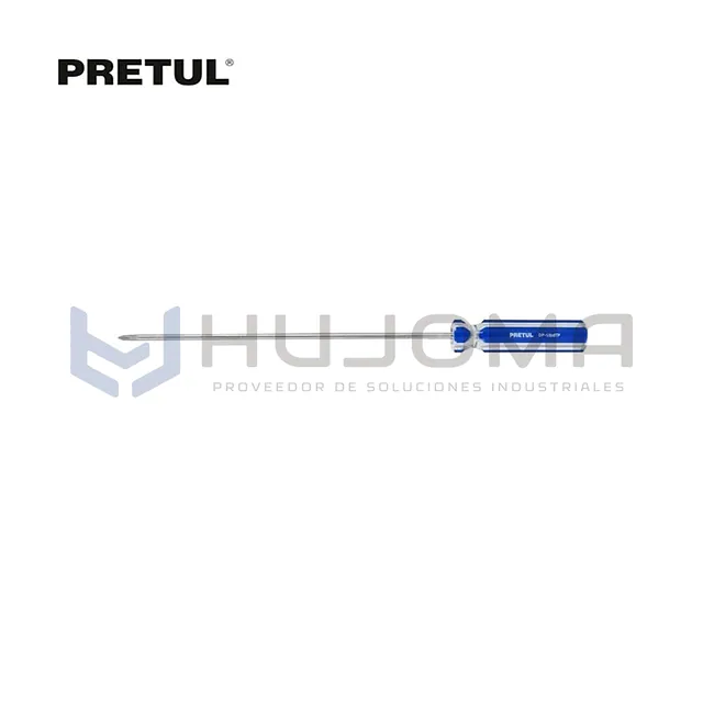 Desarmador Cruz 1/8” x 6” mango PVC Pretul 28077