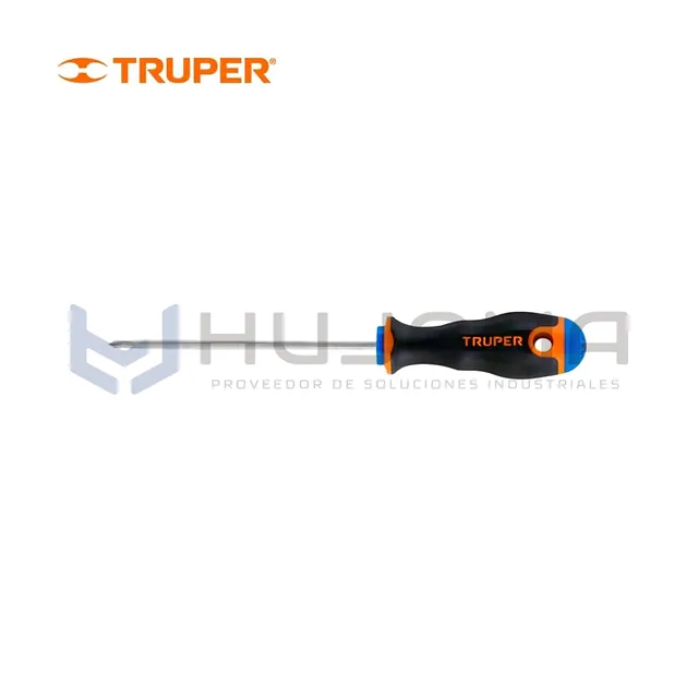 Desarmador de Cruz 1/8" x 4" Comfort Grip Truper 14055