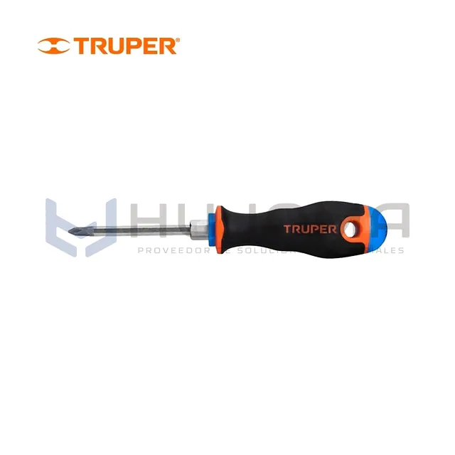 Desarmador de Cruz 3/16" x 3" Comfort Grip Truper 14064