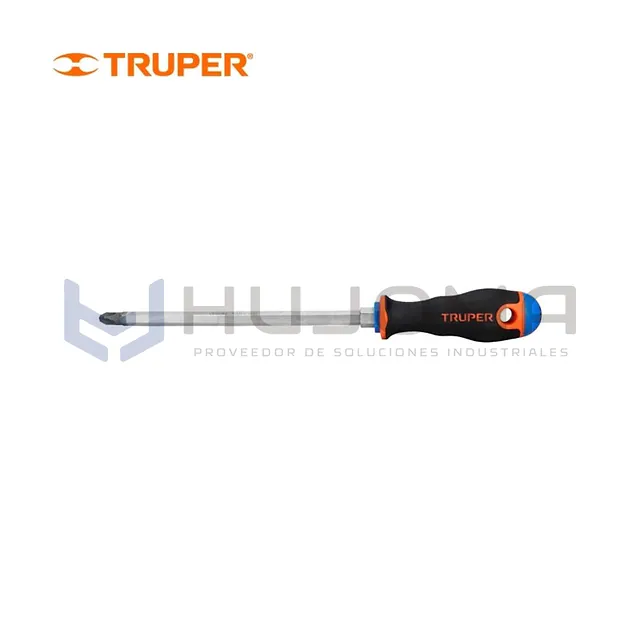 Desarmador de Cruz 3/8" x 8" Comfort Grip Truper 100839