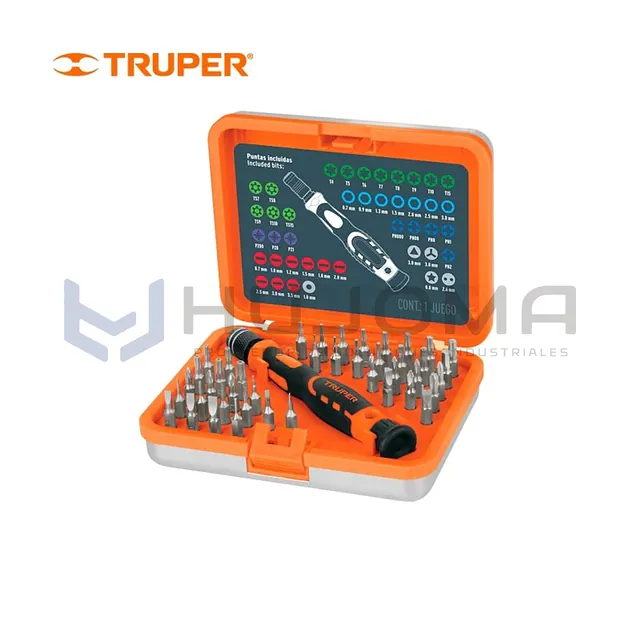Desarmador de Joyero con 42 Puntas Truper 14163