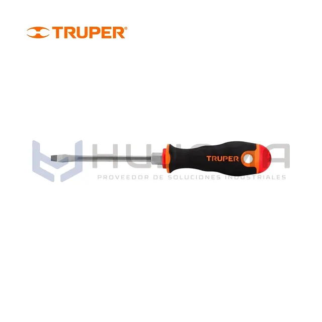 Desarmador Plano 3/16” x 4” Comfort Grip Truper 13992