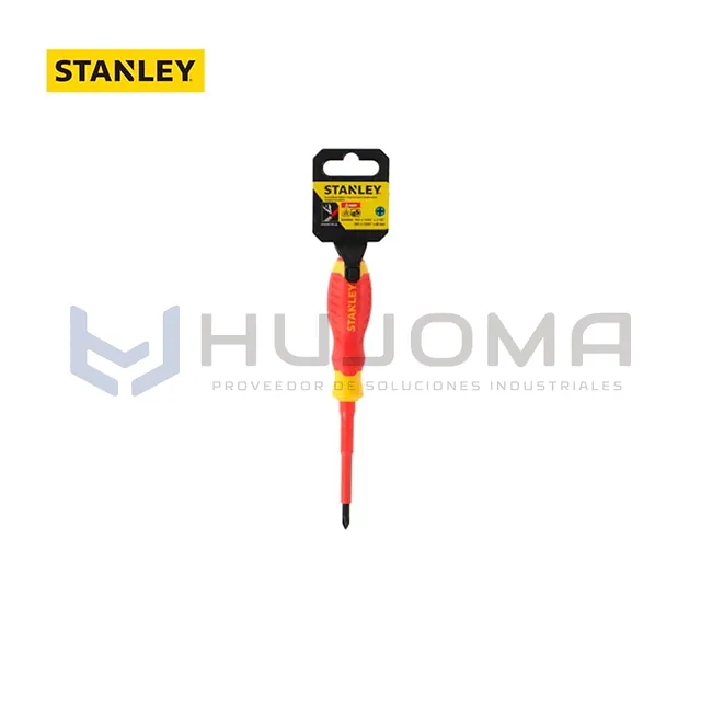 Destornillador Aislado 1000V Phillips PH1 x 75 mm Stanley STMT60169-LA