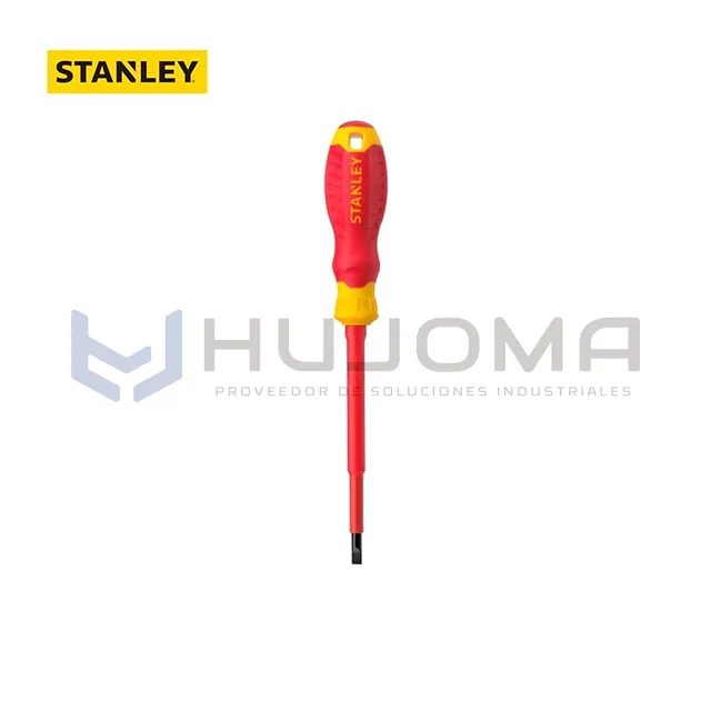 Destornillador Aislado 1000V Punta Plana 7/32" x 5" Stanley STMT60165-LA