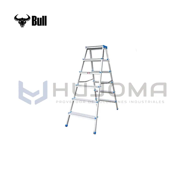Escalera Banqueta Doble Acceso 6 Pasos (ABD150-6IA) American Bull