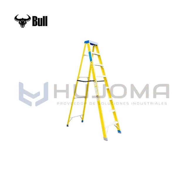 Escalera Tijera de Fibra 8 Pasos (FTS113-8I) American Bull