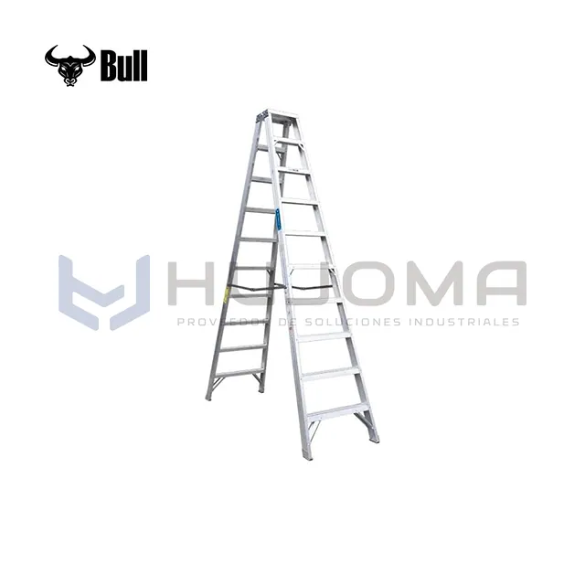 Escalera Tijera Doble de Aluminio 10 Pasos (ATD150-10IA) American Bull