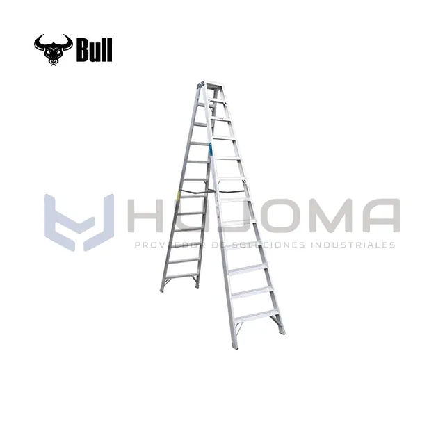Escalera Tijera Doble de Aluminio 12 Pasos (ATD150-12IA) American Bull