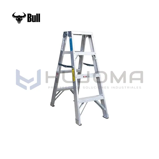Escalera Tijera Doble de Aluminio 4 Pasos (ATD150-4IA) American Bull