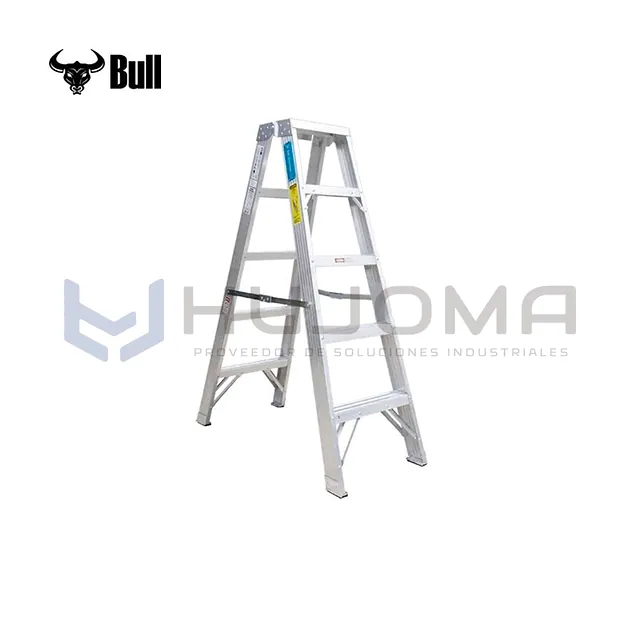 Escalera Tijera Doble de Aluminio 5 Pasos (ATD150-5IA) American Bull