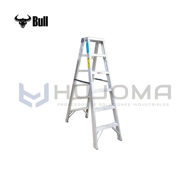 Escalera Tijera Doble de Aluminio 6 Pasos (ATD150-6IA) American Bull