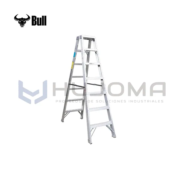 Escalera Tijera Doble de Aluminio 7 Pasos (ATD150-7IA) American Bull