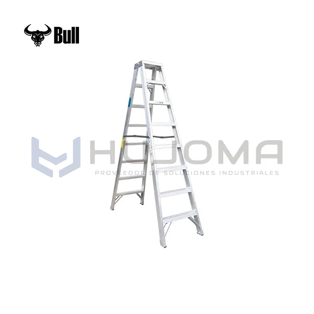 Escalera Tijera Doble de Aluminio 8 Pasos (ATD150-8IA) American Bull