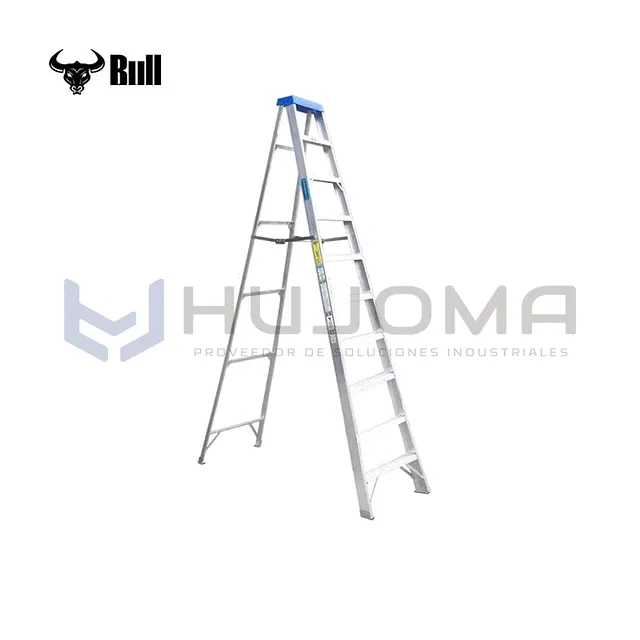 Escalera Tijera Simple de Aluminio 10 Pasos ATS136-10IA American Bull