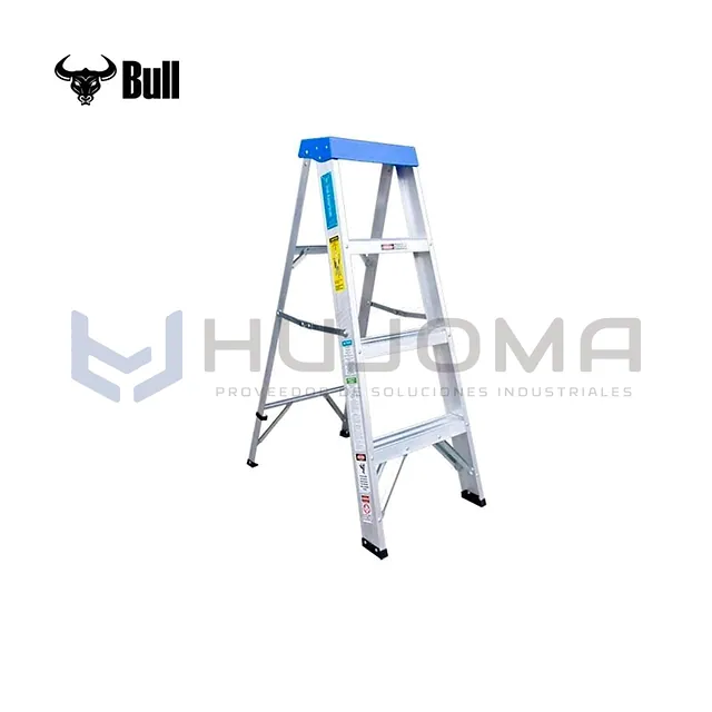Escalera Tijera Simple de Aluminio 4 Pasos ATS90-4III American Bull