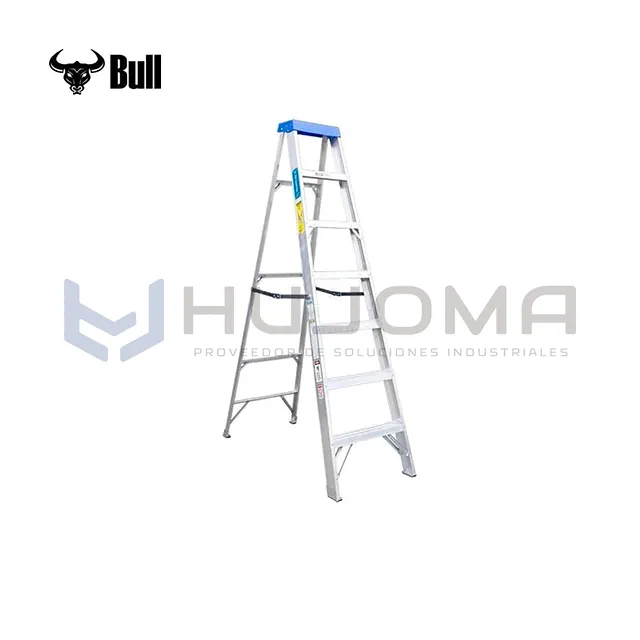 Escalera Tijera Simple de Aluminio 7 Pasos ATS113-7I American Bull