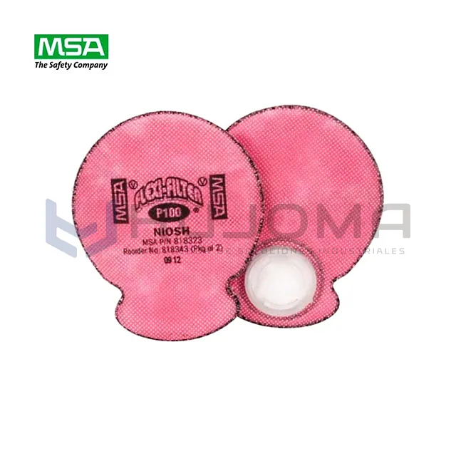 Filtro P100 + vapores orgánicos y ozono MSA Flexifilter 818343