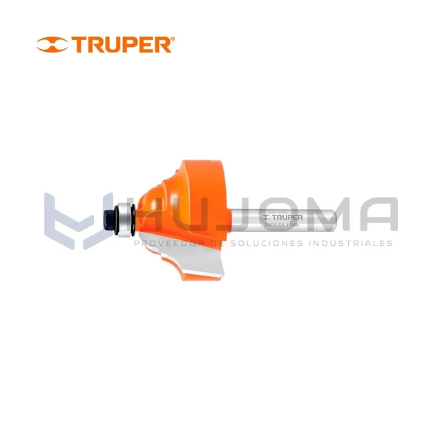 Fresa para Router Doble Romana 1-3/8" con Rodaje Truper 11481