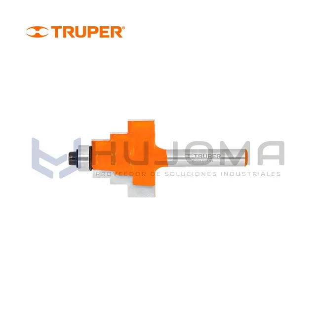 Fresa para Router Escalonada 1-1/8" con Rodaje Truper 10673