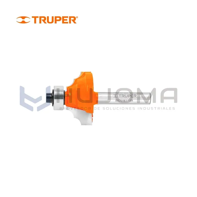 Fresa para Router Moldura Clásica 1-1/8" con Rodaje Truper 11486