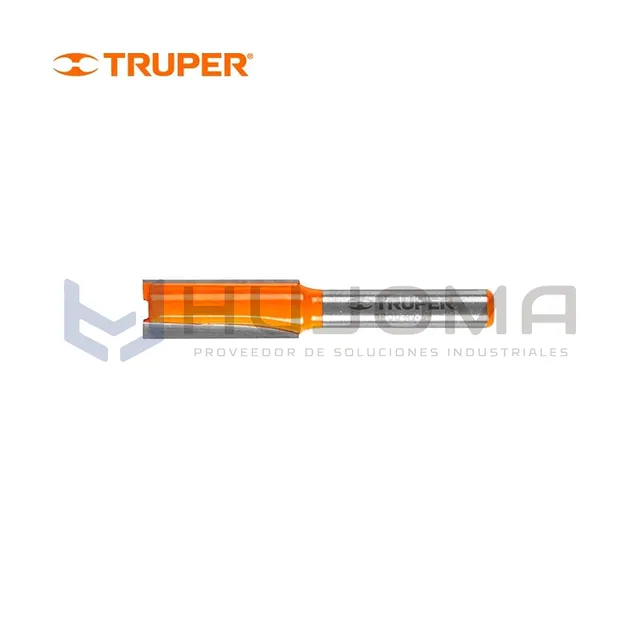 Fresa para Router Recta 2 Filos 1/2" Truper 11456