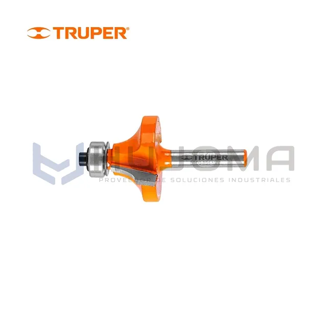 Fresa para Router Redondeadora 1-1/4" con Rodaje Truper 11470