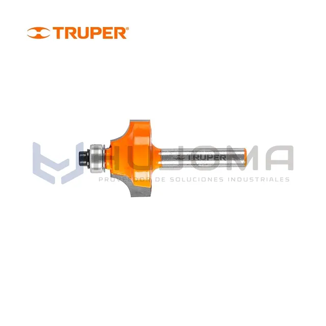 Fresa Redondeadora de Moldura con Rodaje 1" Truper 11472