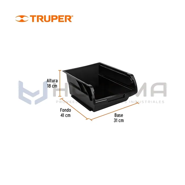 Gaveta Apilable N° 5 de 41 x 31 x 18 cm Truper 11201