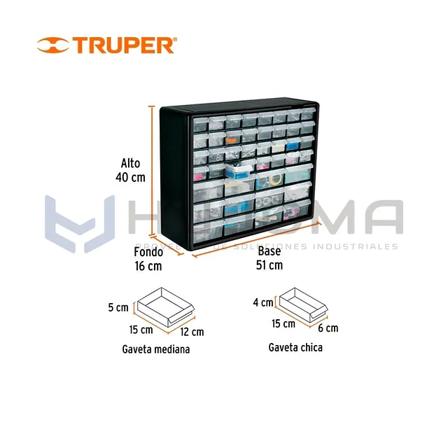 Gavetero con 44 gavetas Truper 102642