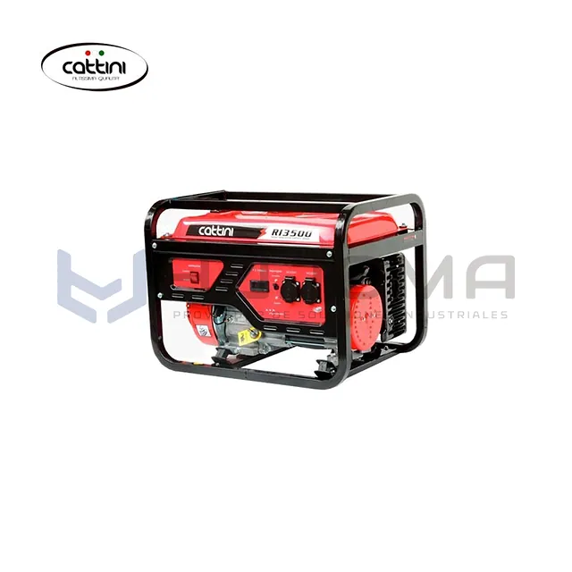 Generador Gasolinero 3.5 kW de 6.5 HP Cattini RI3500