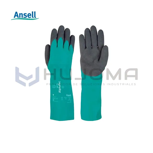 Guante Anticorte A3 y Químico de Nitrilo Ansell AlphaTec 58-735