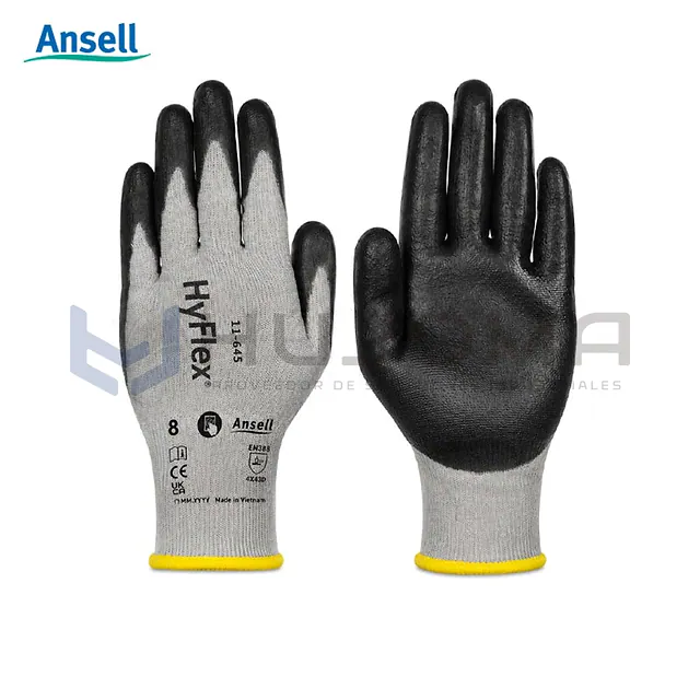 Guante anticorte A4 poliuretano Ansell HyFlex 11-645