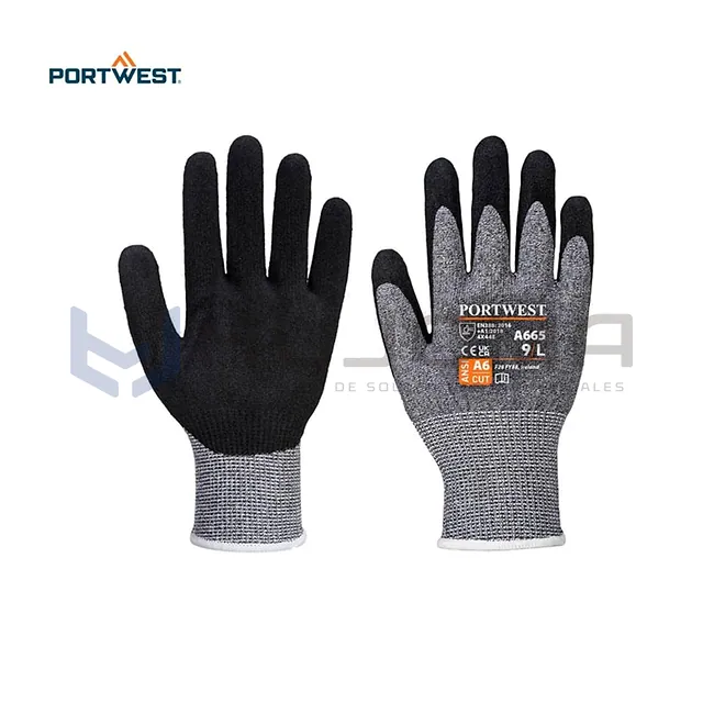 Guante anticorte A665 Advanced VHR gris Portwest