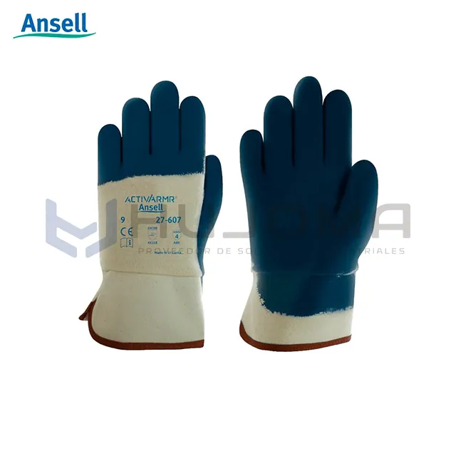 Guante de Nitrilo 3/4 ActivArmr Hycron 27-607 Ansell