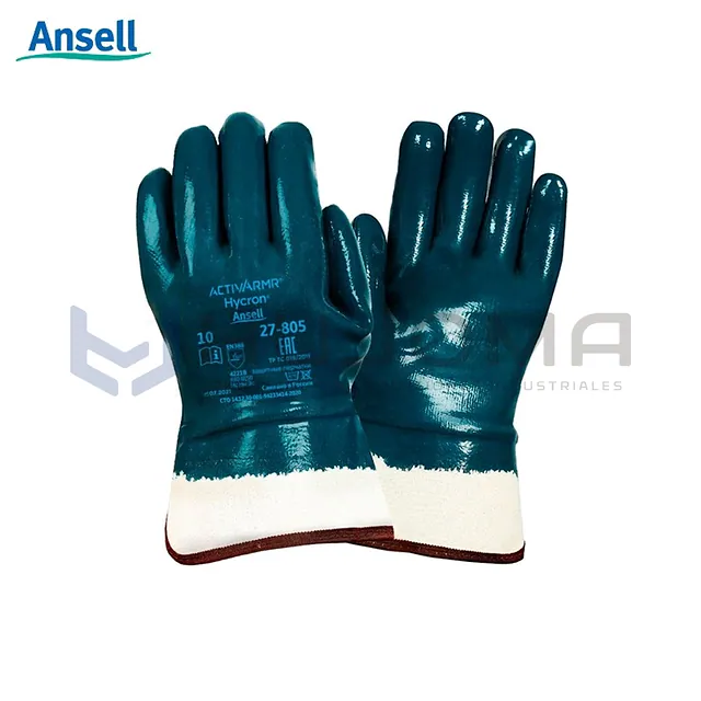 Guante de Nitrilo Recubierto ActivArmr Hycron 27-805 Ansell