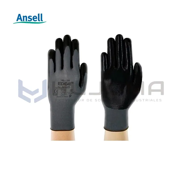 Guante de Nitrilo Resistente al Aceite Ansell EDGE 48-128