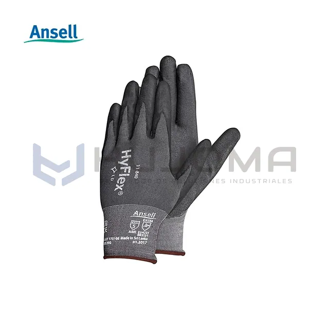 Guante multiuso de nitrilo Ansell HyFlex 11-840
