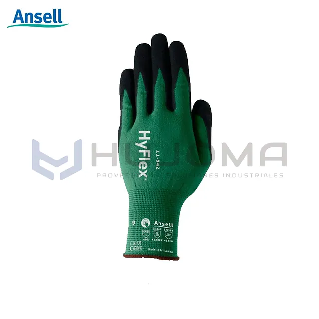 Guante multiuso sostenible Ansell HyFlex 11-842
