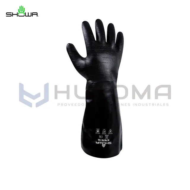 Guante Neopreno Rugoso Showa 6797R