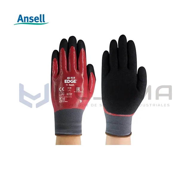 Guante nitrilo doble capa Ansell EDGE 48-919