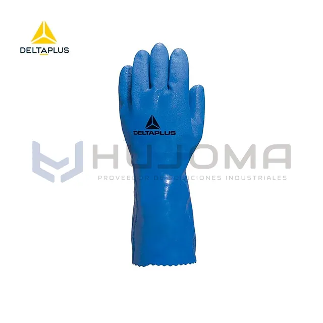 Guante Químico de PVC PETRO VE780 Delta Plus