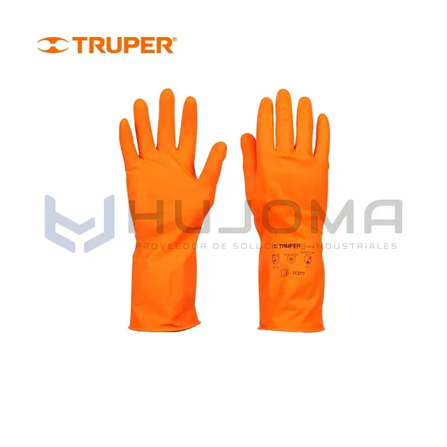Guantes de látex para limpieza talla M Truper GU-312 (14262)