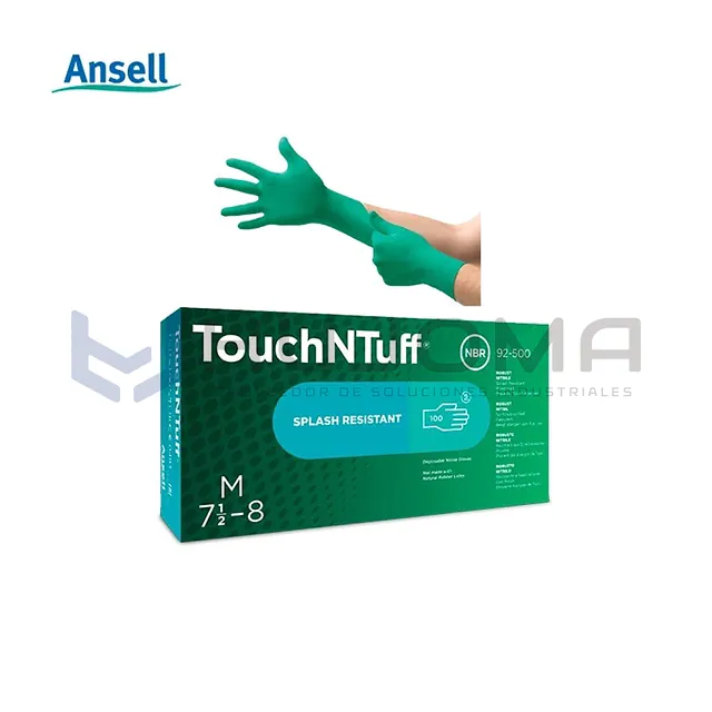 Guantes de Nitrilo con Polvo Ansell TouchNTuff 92-500