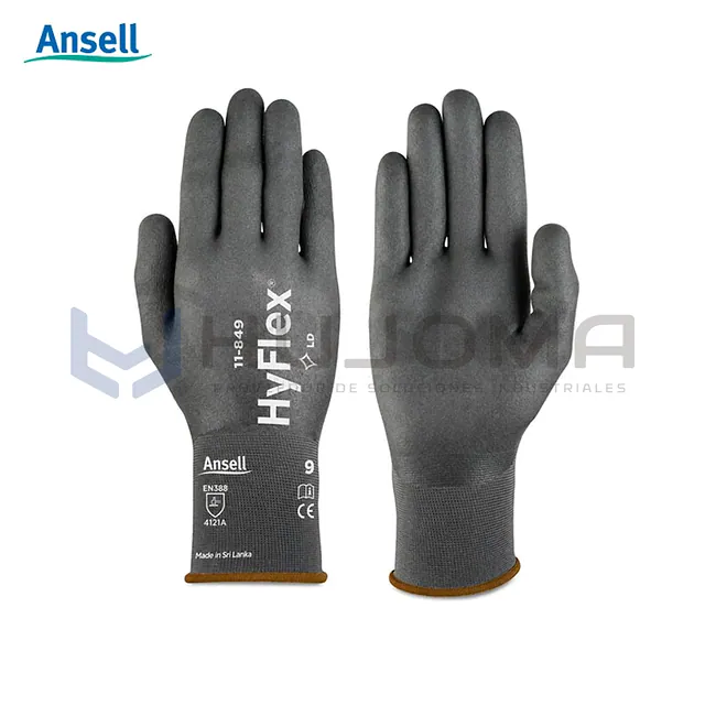 Guantes Recubiertos de Nitrilo Ansell HyFlex 11-849