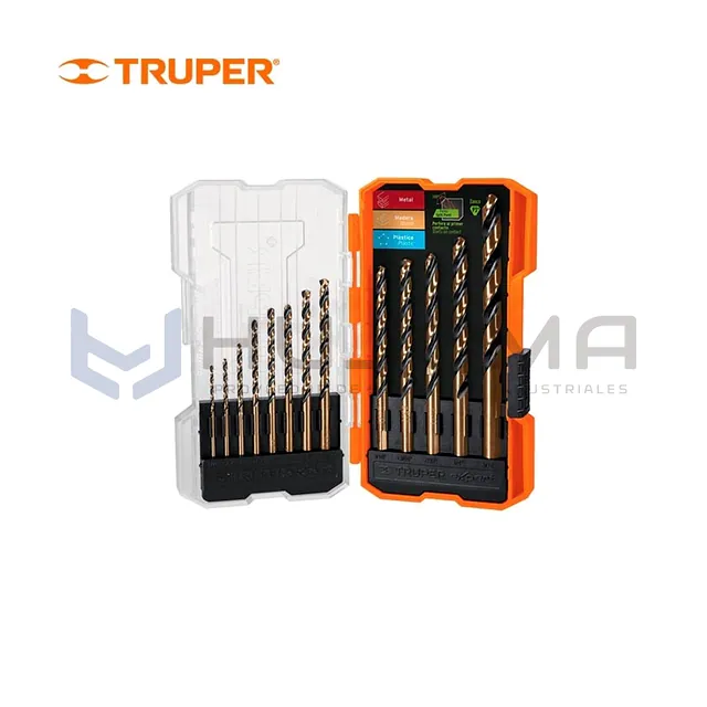 Juego de 13 brocas HSS para metal Truper Expert 11402