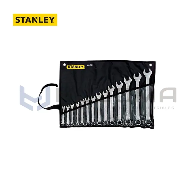 Juego de 14 Llaves Combinadas Métricas Stanley 86-081