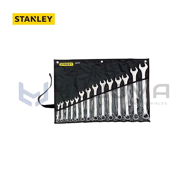 Juego de 14 Llaves Combinadas Métricas Stanley 86-082